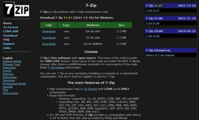 Compactador 7-Zip